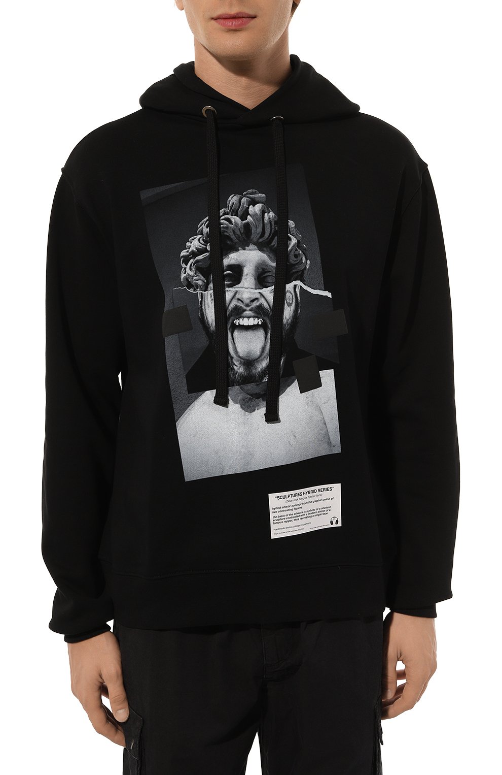 Хлопковое худи DIEGO VENTURINO, арт. D3W4DVFLHZHF, фото 3