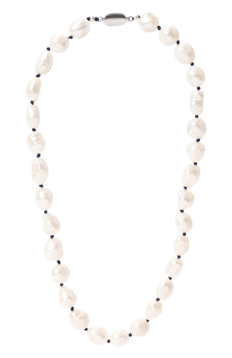 Женское колье nora COPINE JEWELRY белого цвета, арт. NORA | Фото 1 (Нос: Не проставлено; Региональные ограничения белый список (Axapta Mercury): Не проставлено; Материал: Жемчуг)