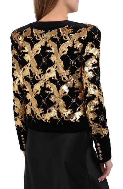 Хлопковый жакет BALMAIN, арт. UF17572/C256, фото 4