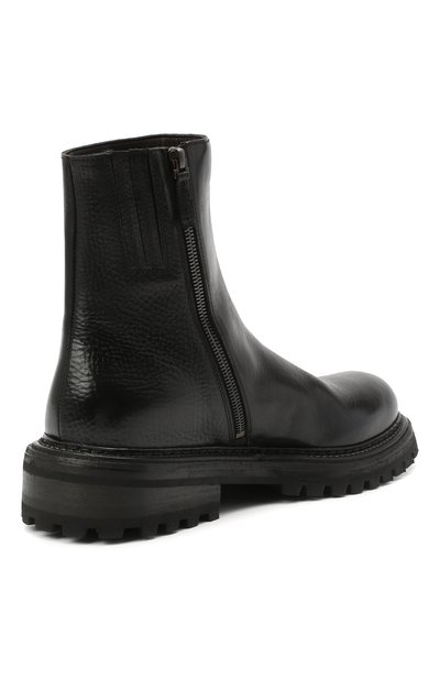 Кожаные сапоги MARSELL черного цвета по цене 112500 руб., арт. MM4026/PELLE V0L0NATA, фото 4 Кожаные сапоги MARSELL, арт. MM4026/PELLE V0L0NATA, фото 4