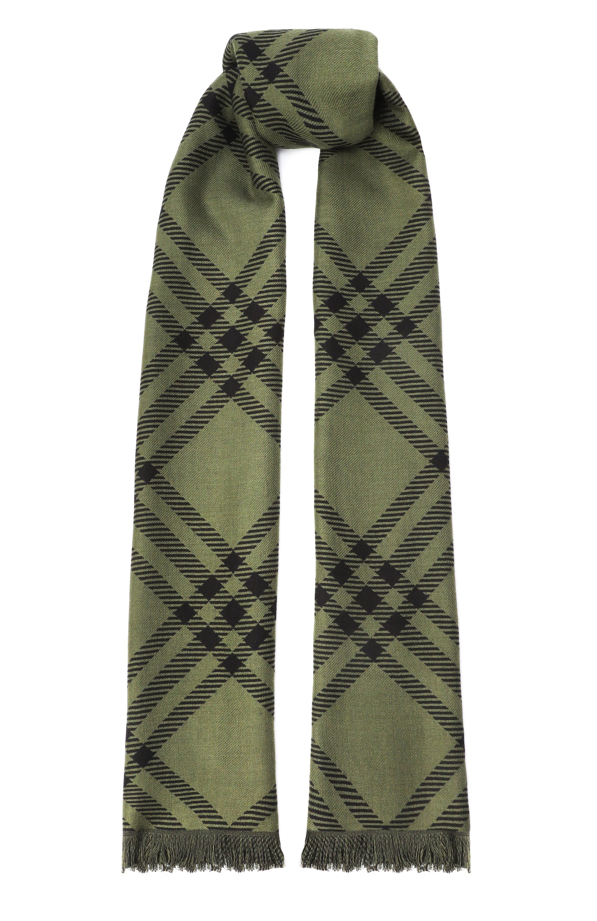 Шарф из шерсти и шелка BURBERRY, арт. 8112463, фото 1