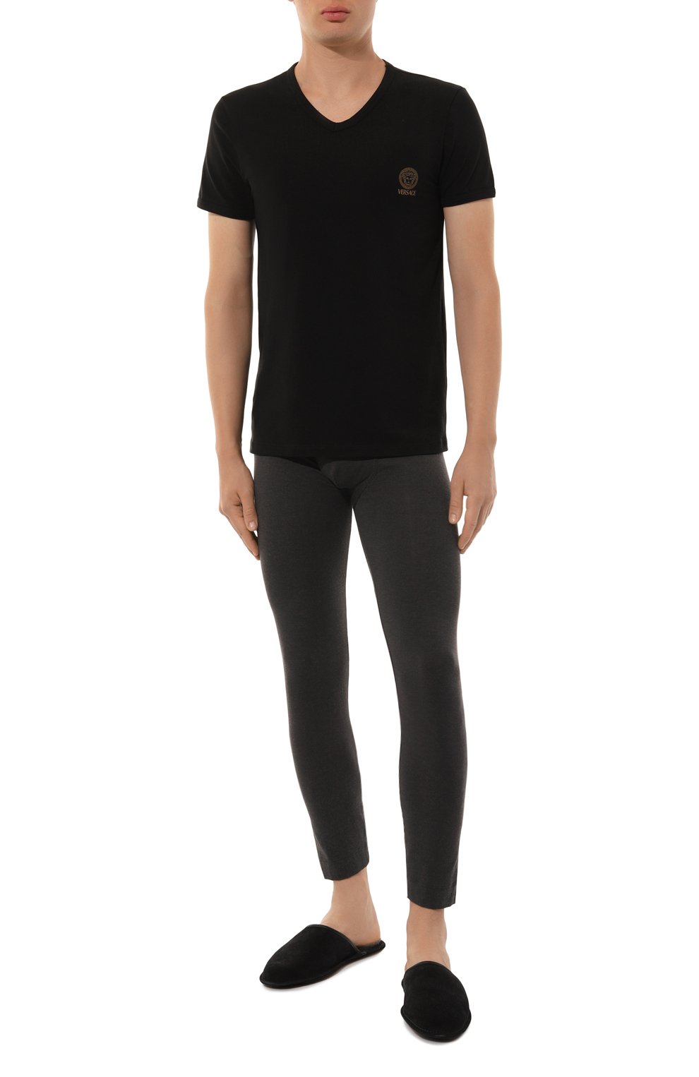 Хлопковая футболка VERSACE, арт. AUU01004/1A10011, фото 2