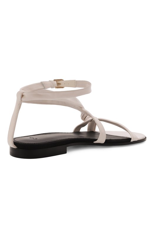 Кожаные сандалии Co 0048NAP Кремовый  0048NAP Фото 5