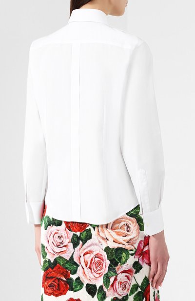 Хлопковая рубашка DOLCE & GABBANA, арт. F5K79T/FUEAJ, фото 4