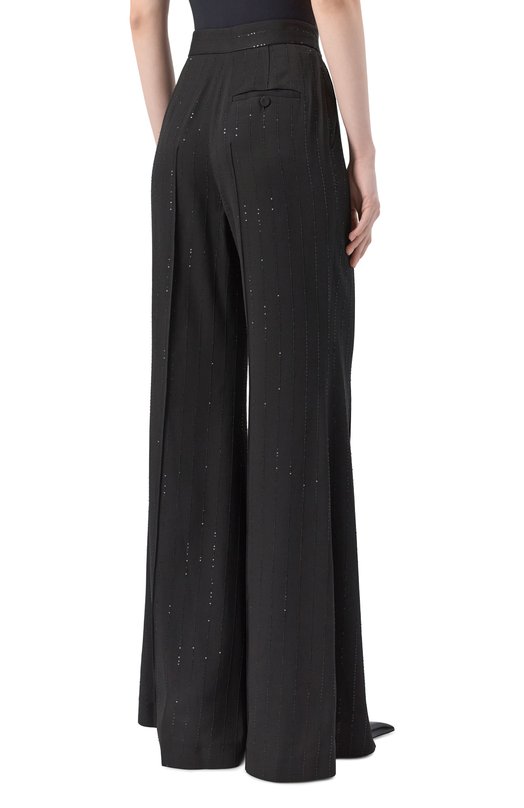 Брюки из вискозы Elie Saab P0131NP25/CD019 Чёрный  P0131NP25/CD019 Фото 4