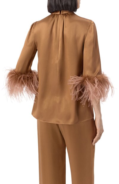 Шелковая блузка DOLCE & GABBANA, арт. F7AL6T/FU1NU, фото 4