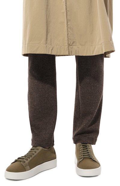 Текстильные кеды MVST хаки цвета по цене 55600 руб., арт. 2259040.3054CF94, фото 3 Текстильные кеды MVST, арт. 2259040.3054CF94, фото 3