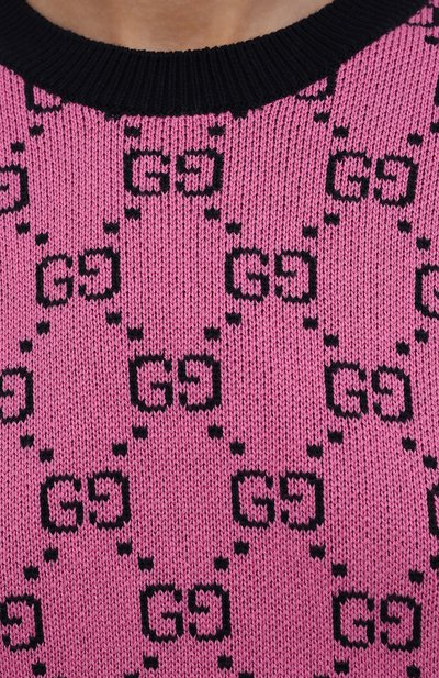 Пуловер из шерсти и хлопка GUCCI, арт. 662038/XKBXI, фото 5