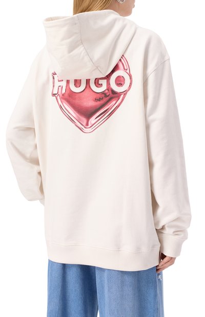 Хлопковое худи HUGO, арт. 50534047, фото 4