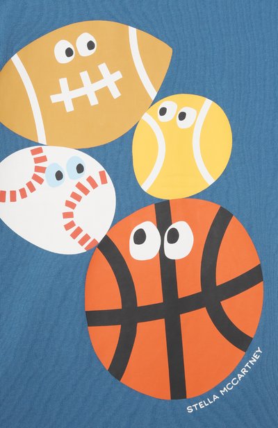 Хлопковая футболка STELLA MCCARTNEY, арт. TY8Q81, фото 3