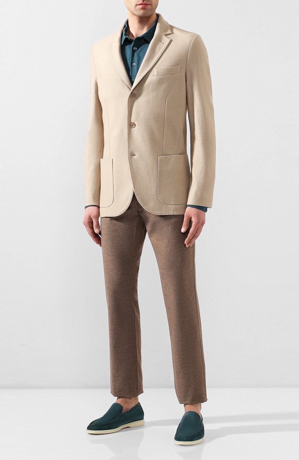 Замшевые лоферы summer walk LORO PIANA, арт. FAE8124, фото 2