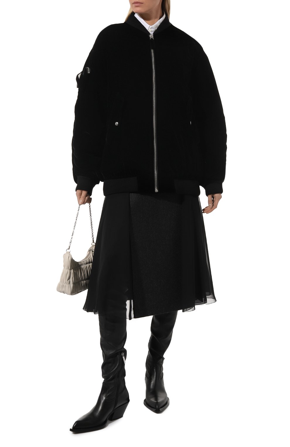 Бомбер из вискозы PRADA, арт. 29Y989-1XJX-F0002-212, фото 2