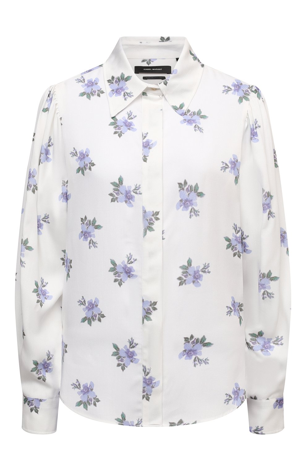 Рубашка ISABEL MARANT светло-голубого цвета по цене 47500 руб., арт. HT2051-21P020I/BEDRISSA, фото 1 Рубашка ISABEL MARANT, арт. HT2051-21P020I/BEDRISSA, фото 1