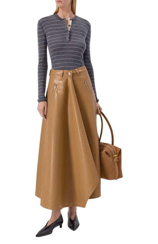 Шерстяной пуловер Nanushka ARIYAH Серый  ARIYAH Фото 2