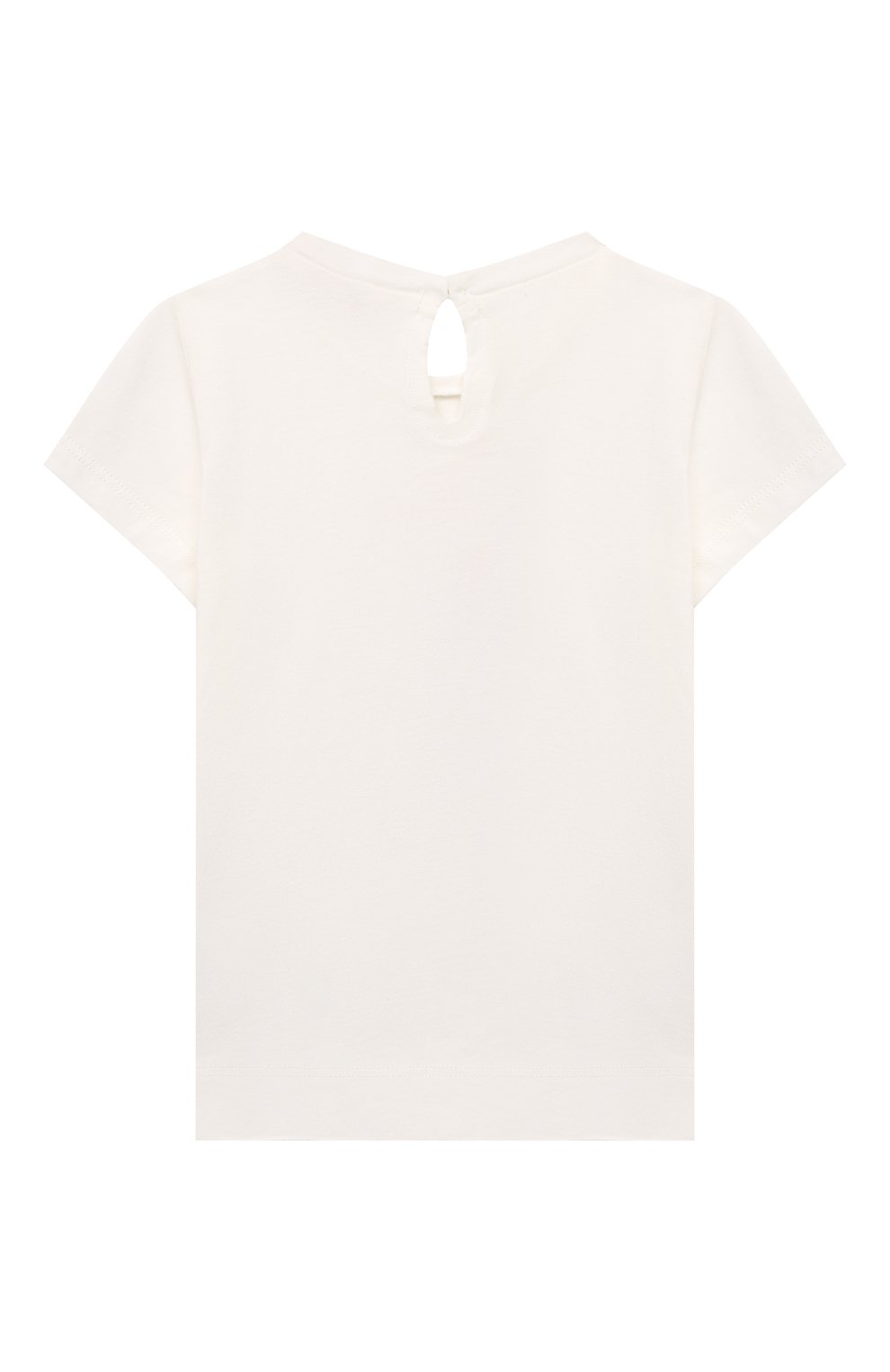 Хлопковая футболка MONNALISA, арт. 399601, фото 2