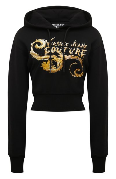 Женский хлопковое худи VERSACE JEANS COUTURE, арт. 77HAIC00/CF00C