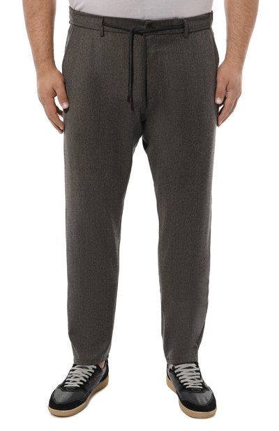 Шерстяные брюки CANALI коричневого цвета по цене 56600 руб., арт. V1659/AR03472/60, фото 3 Шерстяные брюки CANALI, арт. V1659/AR03472/60, фото 3