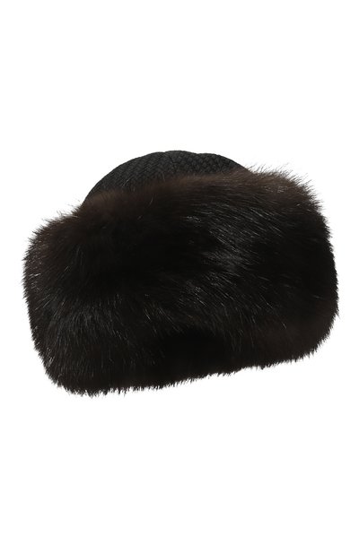 Шапка из меха соболя BLACK SABLE, арт. BS-47CF5, фото 1