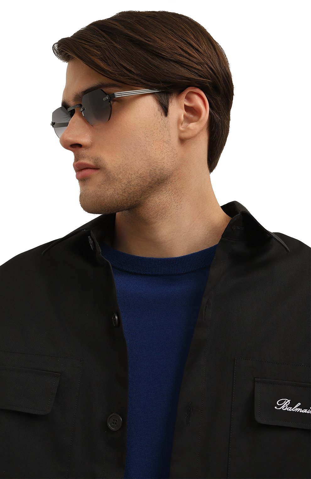 Солнцезащитные очки BALI EYEWEAR черного цвета по цене 38400 руб., арт. B24 C1, фото 3 Солнцезащитные очки BALI EYEWEAR, арт. B24 C1, фото 3