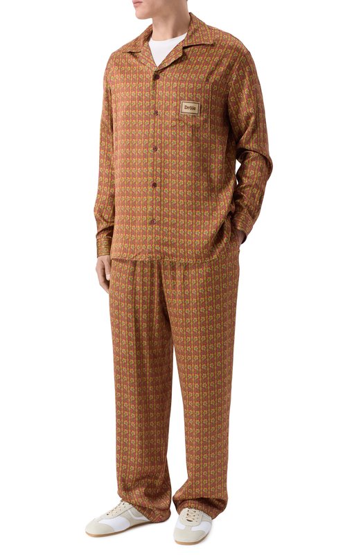 Брюки из вискозы Drole De Monsieur J-BP191-VI027-RD Красный  J-BP191-VI027-RD Фото 2