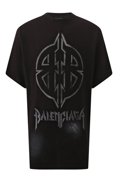 Мужская хлопковая футболка BALENCIAGA, арт. 787349/TQVT1