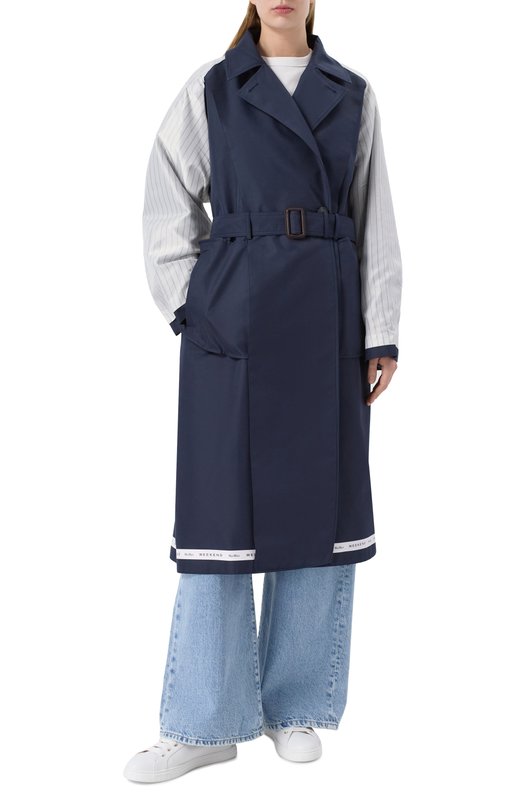 Двусторонний тренч Weekend Max Mara CANASTA Синий  CANASTA Фото 6