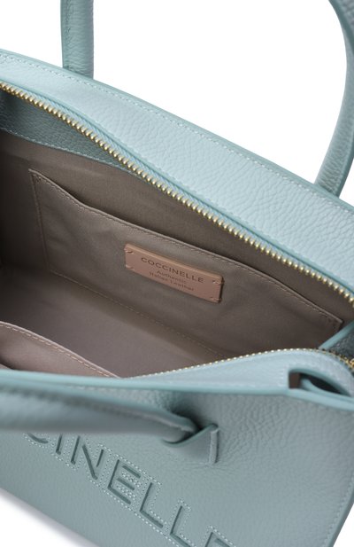 Сумка myrtha 26 small COCCINELLE бирюзового цвета по цене 37800 руб., арт. E1 UAK 18 01 01, фото 5 Сумка myrtha 26 small COCCINELLE, арт. E1 UAK 18 01 01, фото 5