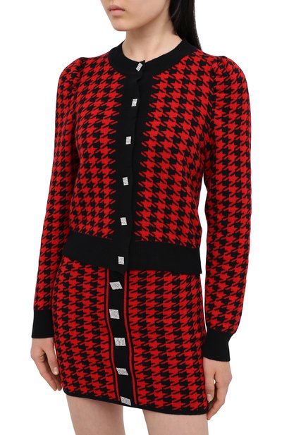 Шерстяной кардиган GIUSEPPE DI MORABITO красного цвета по цене 28550 руб., арт. PF20048KN-132-PDP, фото 3 Шерстяной кардиган GIUSEPPE DI MORABITO, арт. PF20048KN-132-PDP, фото 3