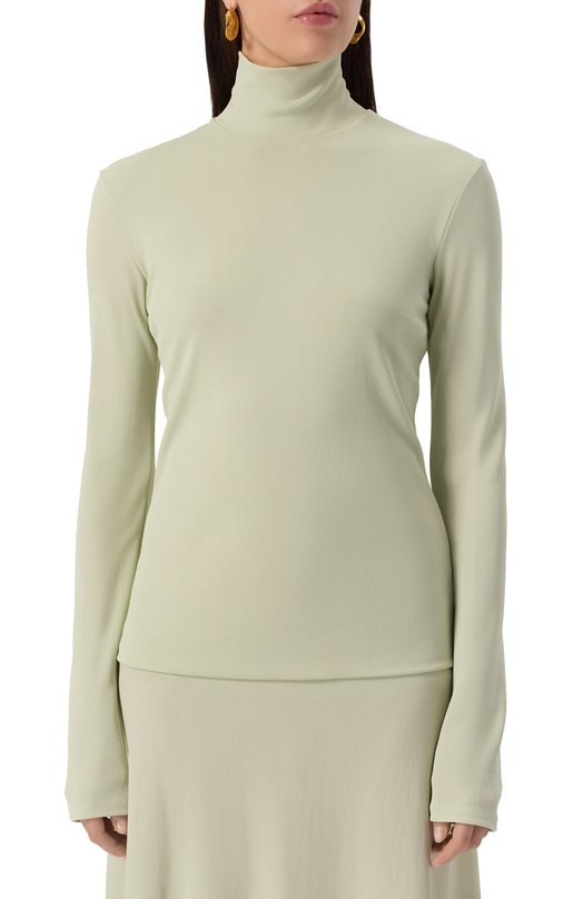 Водолазка из вискозы Jil Sander J04NH0001/J65016 Зелёный  J04NH0001/J65016 Фото 3