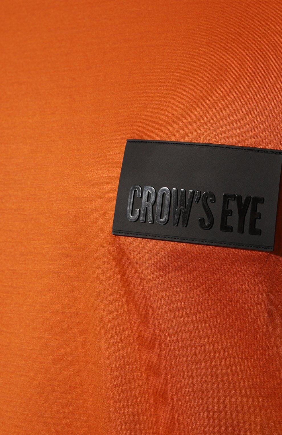 Хлопковая футболка CROW’S EYE оранжевого цвета по цене 21250 руб., арт. LE 61, фото 5 Хлопковая футболка CROW’S EYE, арт. LE 61, фото 5