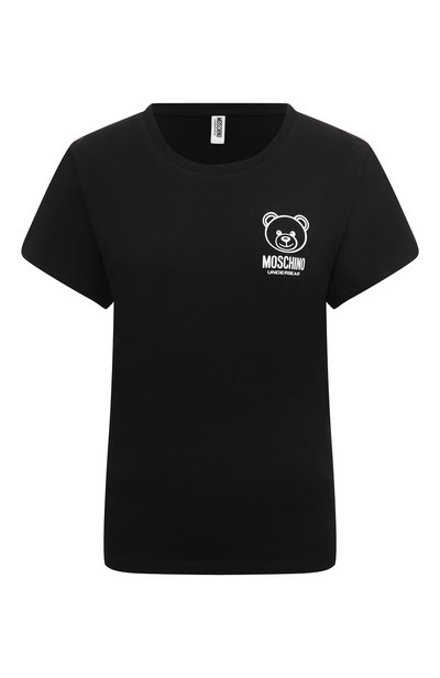 Женская хлопковая футболка MOSCHINO, арт. A0703/4406