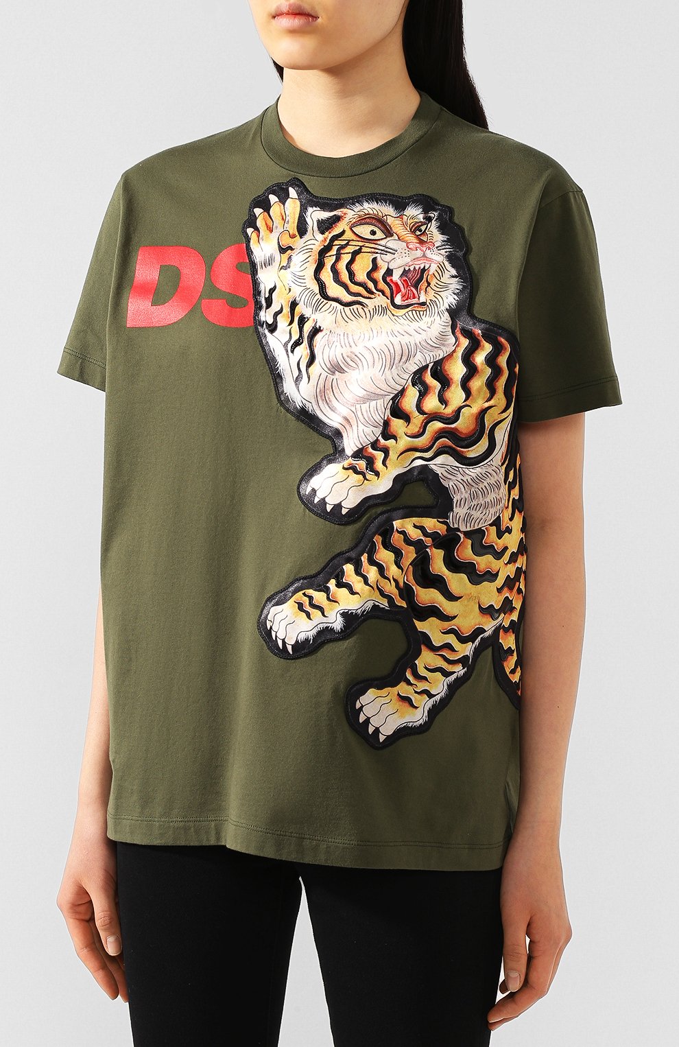 Хлопковая футболка DSQUARED2, арт. S72GD0223/S23009, фото 3