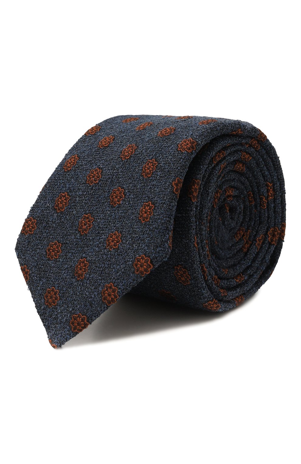 Галстук из шелка и хлопка CANALI, арт. 18/HJ03806, фото 1