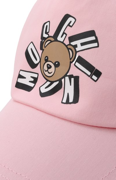 Хлопковая бейсболка MOSCHINO, арт. HVX01N/L0A00, фото 3