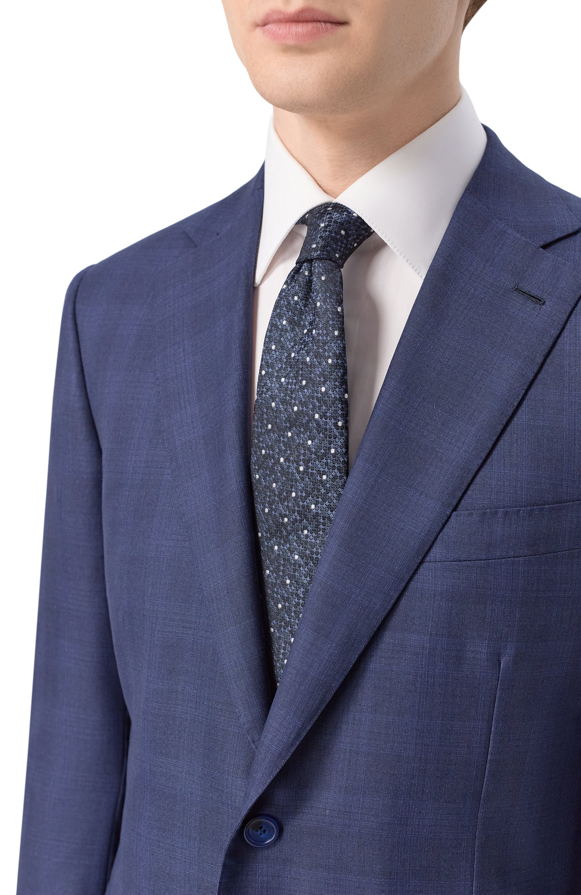 Шелковый галстук ZILLI, арт. CRAV02M0600VGTCH0, фото 2