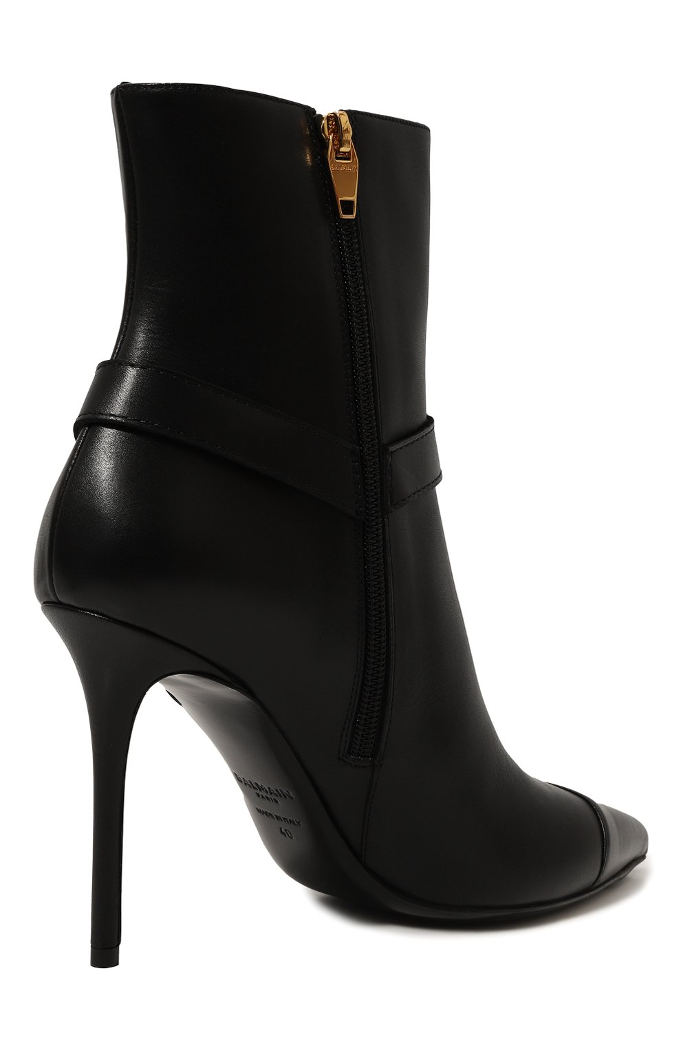 Кожаные ботильоны eva 95 BALMAIN, арт. DN1TE012/LVIT, фото 5