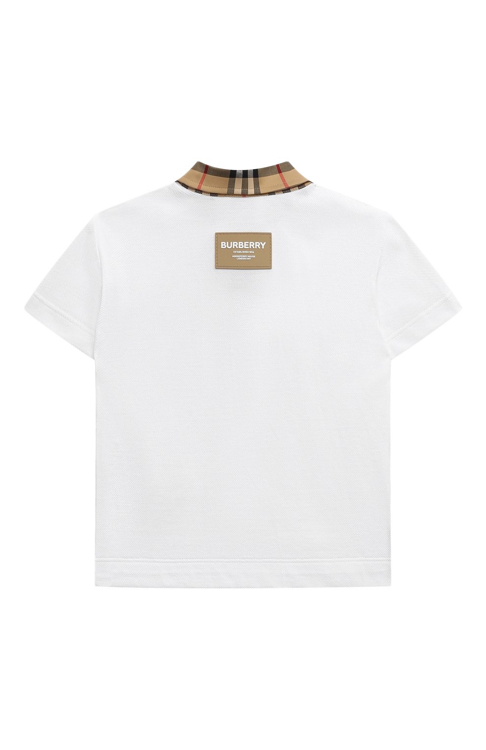 Хлопковое поло BURBERRY, арт. 8054189, фото 2