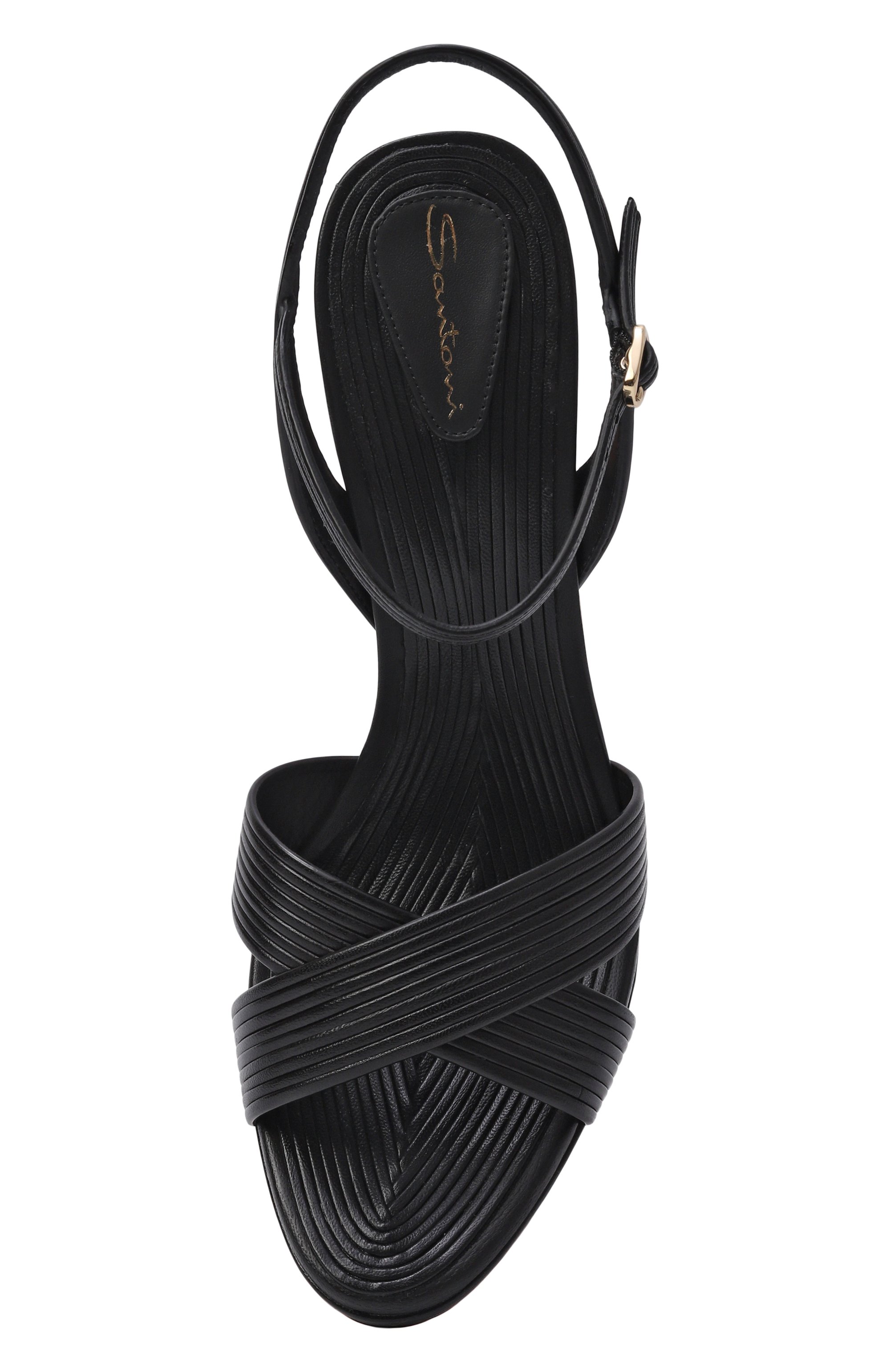 Кожаные босоножки SANTONI, арт. WHVG71874HX2T0NL, фото 6