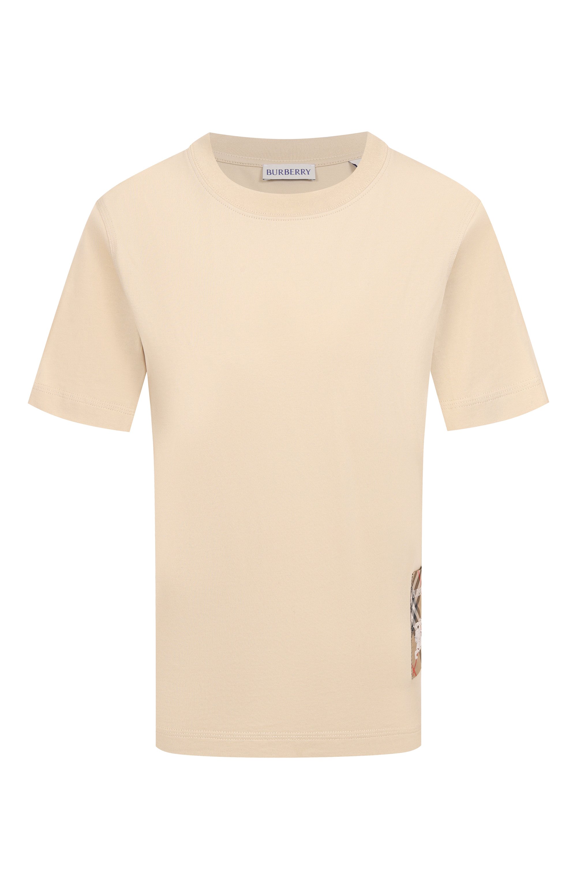 Хлопковая футболка BURBERRY, арт. 8103506, фото 1