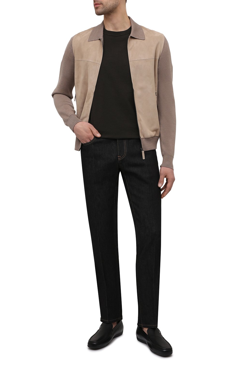 Кожаные мокасины MORESCHI, арт. 43711/MY/GI0VE, фото 2