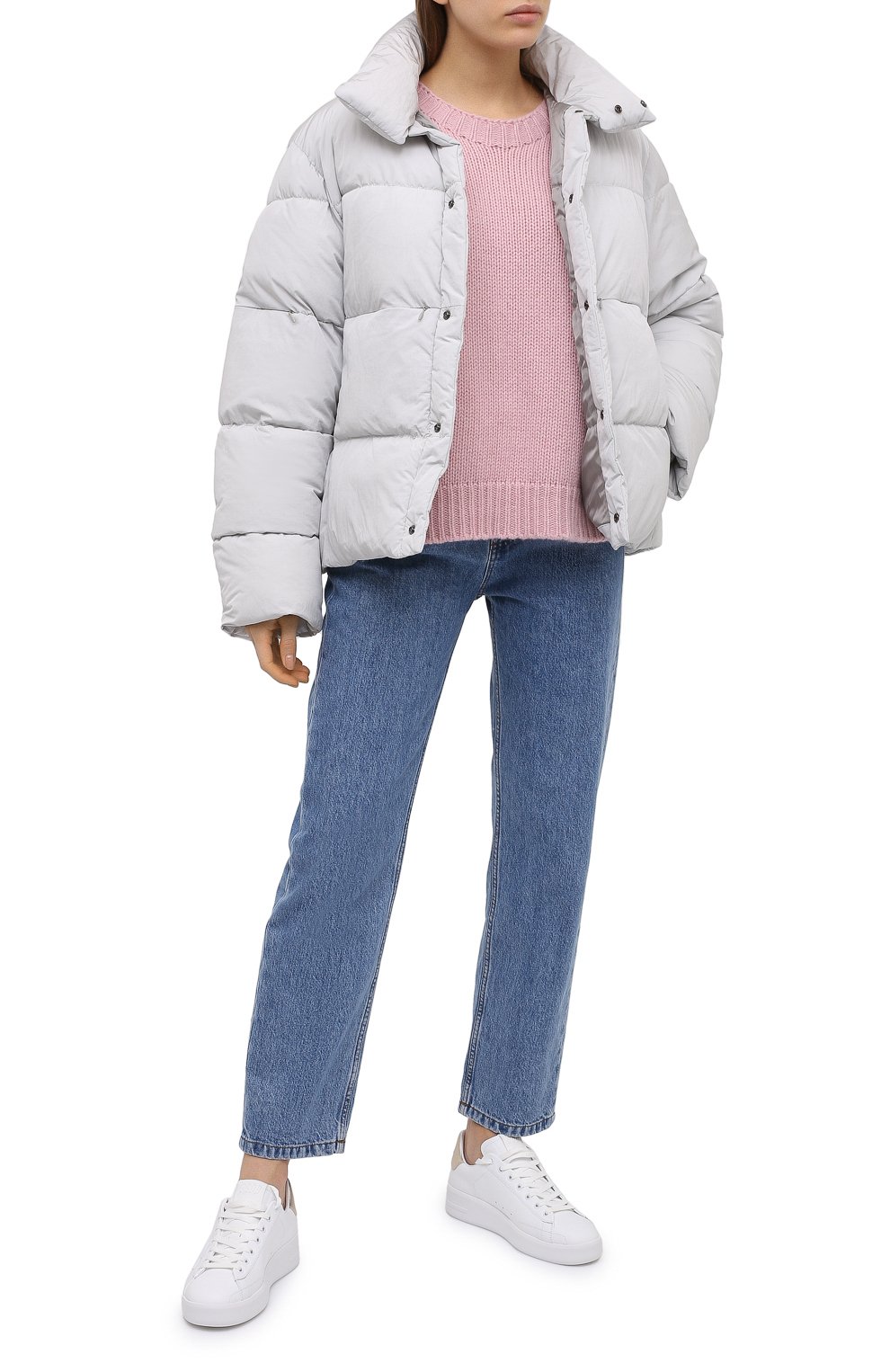 Кашемировый свитер LANVIN светло-розового цвета по цене 111000 руб., арт. RW-T0694M-MR06-H20, фото 2 Кашемировый свитер LANVIN, арт. RW-T0694M-MR06-H20, фото 2