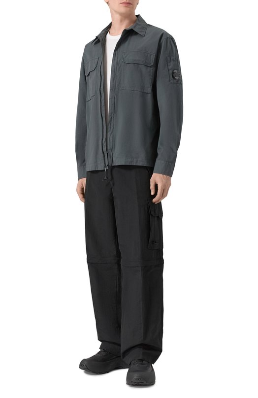 Хлопковая куртка-рубашка C.P. Company 20CM0S156A/110143G Серый  20CM0S156A/110143G Фото 2