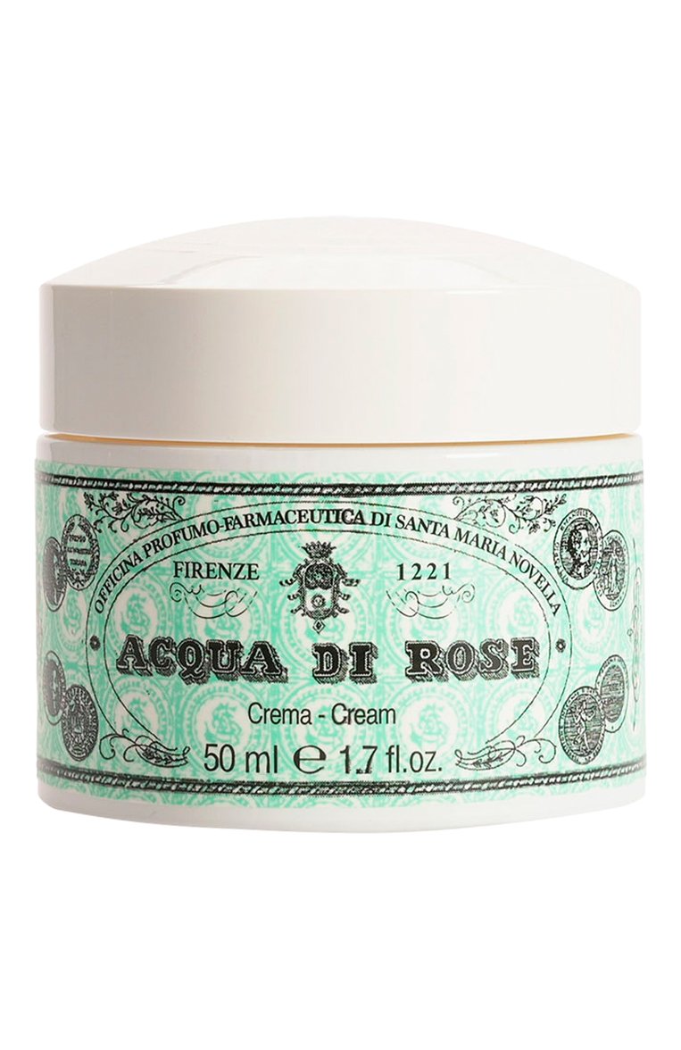 Крем для лица acqua di rose (50ml) SANTA MARIA NOVELLA бесцветного цвета, арт. SMN3176803 | Фото 1 (Нос: Не проставлено; Региональные ограничения белый список (Axapta Mercury): Не проставлено; Назначение: Для лица; Тип продукта: Кремы; Косметика кросс-кт: Уход У)