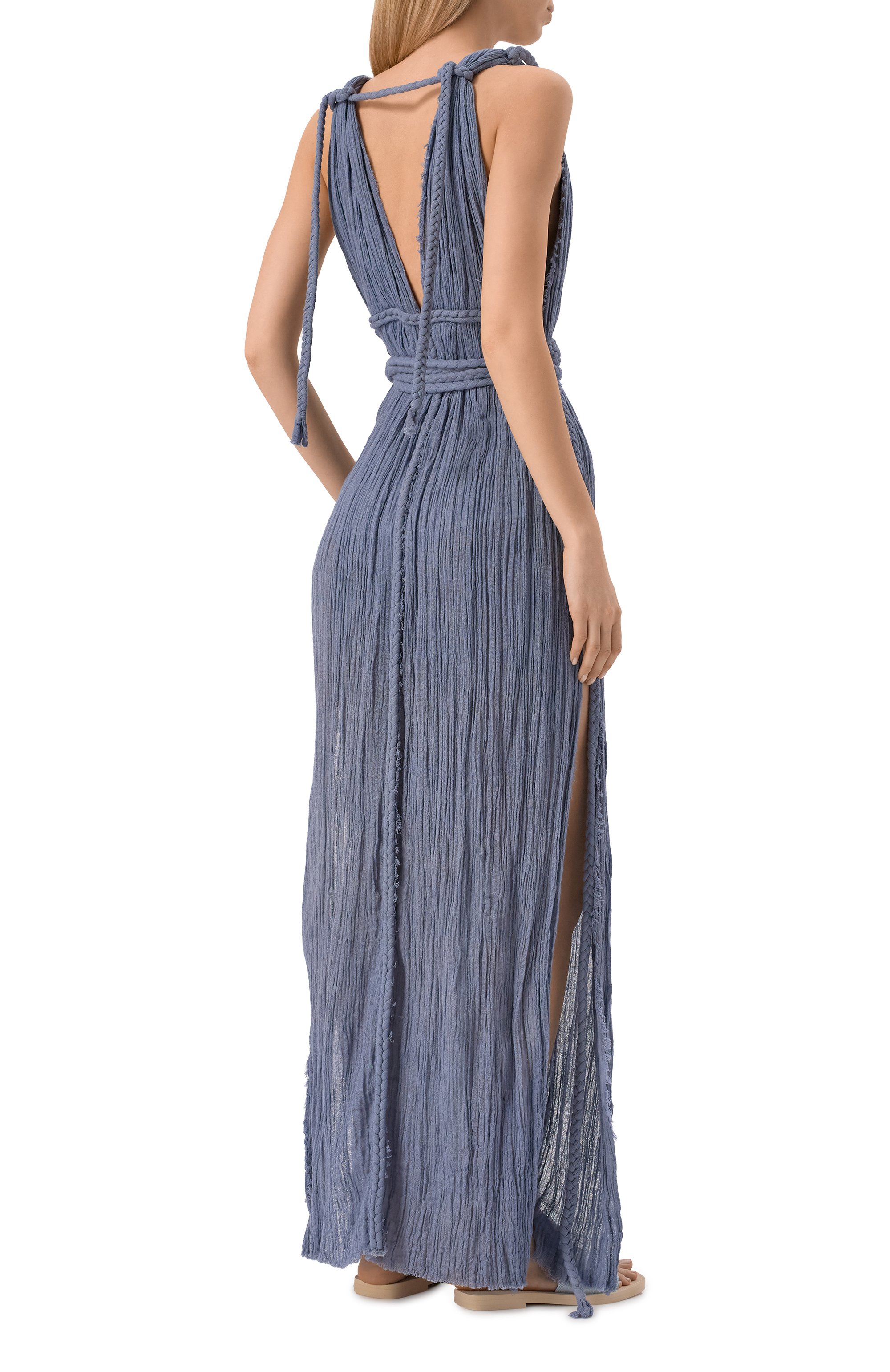 Хлопковое платье KASIA KULENTY, арт. SELENA G0WN, фото 4