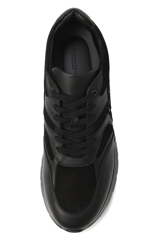 Кожаные кроссовки Stefano Ricci US26EG6534/MRSDPW Чёрный  US26EG6534/MRSDPW Фото 6