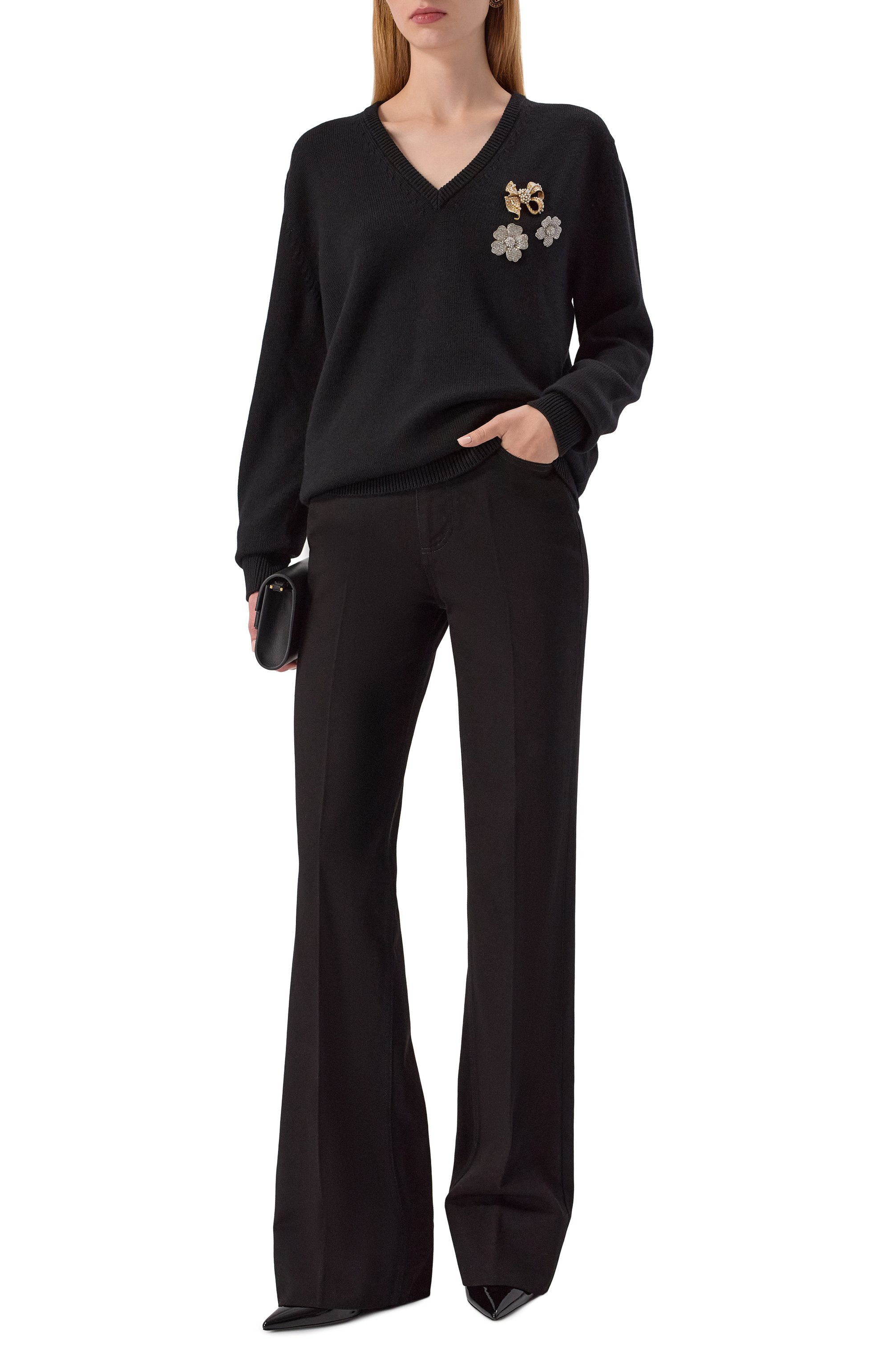 Шерстяной пуловер DOLCE & GABBANA, арт. FXY19Z/JCVXN, фото 2