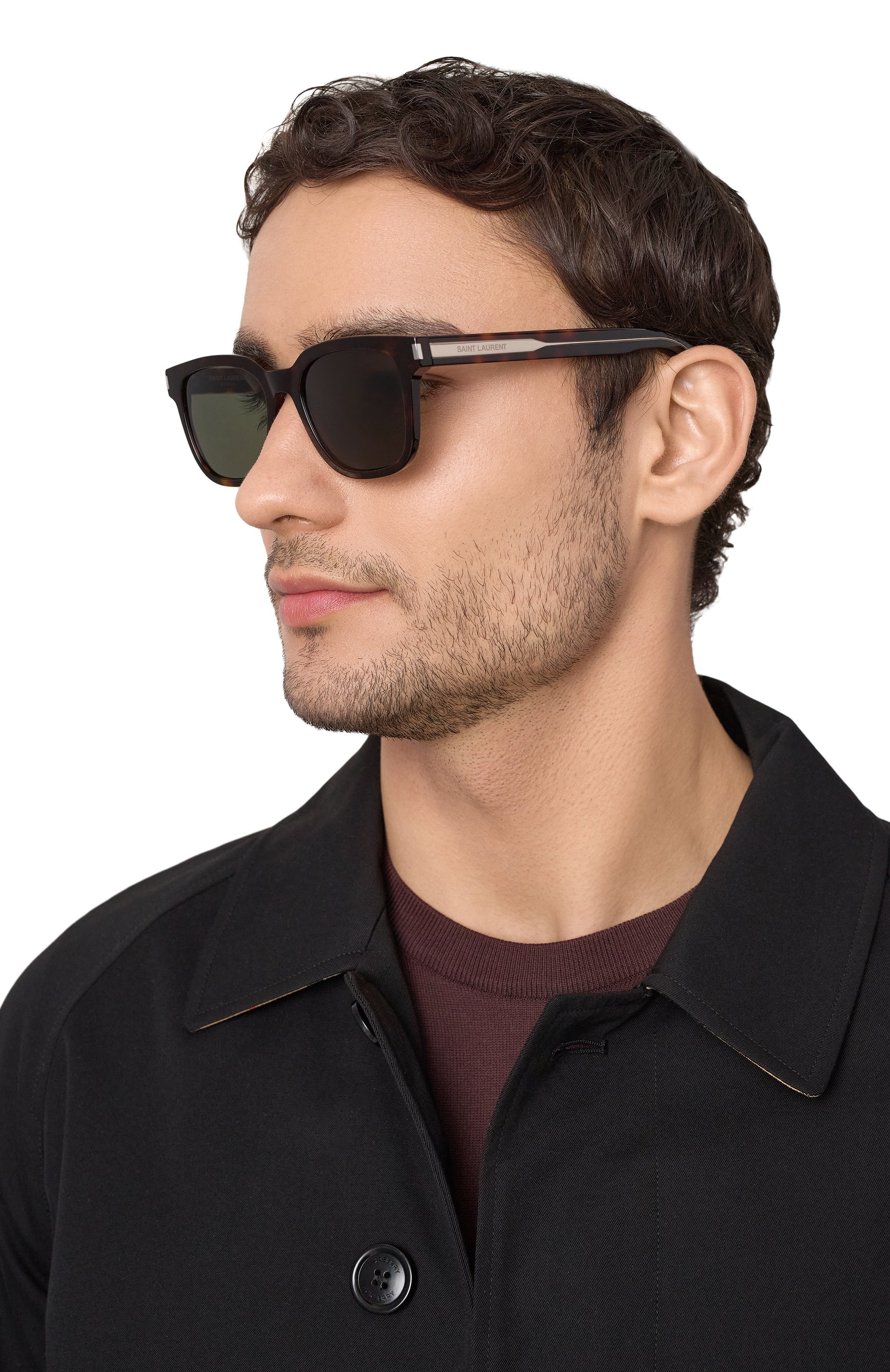 Солнцезащитные очки SAINT LAURENT коричневого цвета по цене 52800 руб., арт. SL 711/K 002, фото 2 Солнцезащитные очки SAINT LAURENT, арт. SL 711/K 002, фото 2