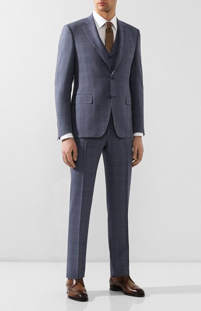 Шерстяной костюм-тройка CANALI, арт. 11280/19/BR02047, фото 1