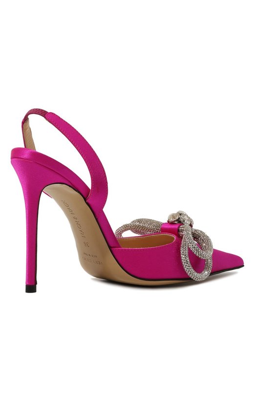 Текстильные туфли Double Bow 110 Mach & Mach PF23S0280CRP611 FUCHSIA Розовый  PF23S0280CRP611 FUCHSIA Фото 5