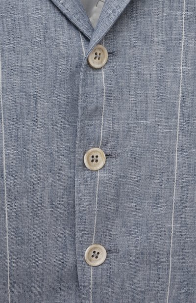 Льняной пиджак BRUNELLO CUCINELLI, арт. BB40BH046A, фото 3